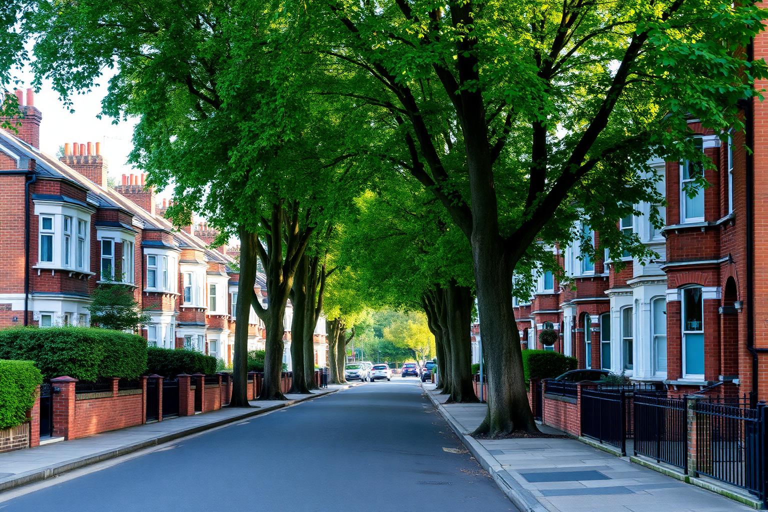 Balham residential street, the London neighbourhood UHM Basements works in